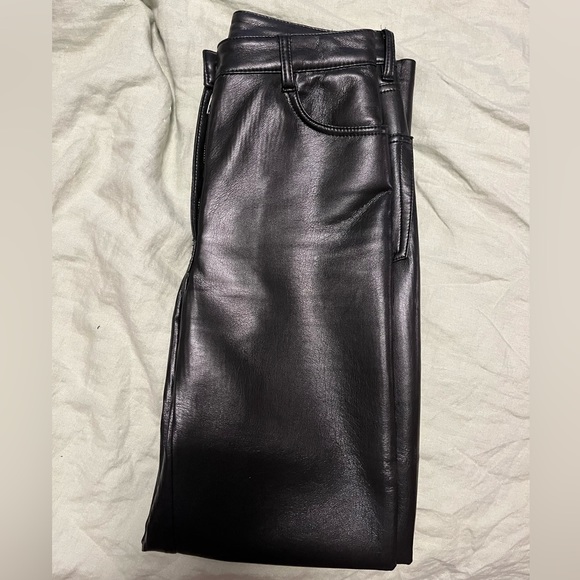 Aritzia Wilfred Melina vegan leather pants size 0 - Picture 1 of 3
